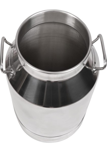 Süt Sağma Makinesi Paslanmaz Süt Güğümü (50 Litre Iki Kulplu Kapaksız Ø208 mm Geniş Ağız) fiyatları