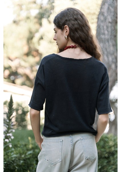 Ripley Yarım Kol Siyah T-Shirt fırsatları