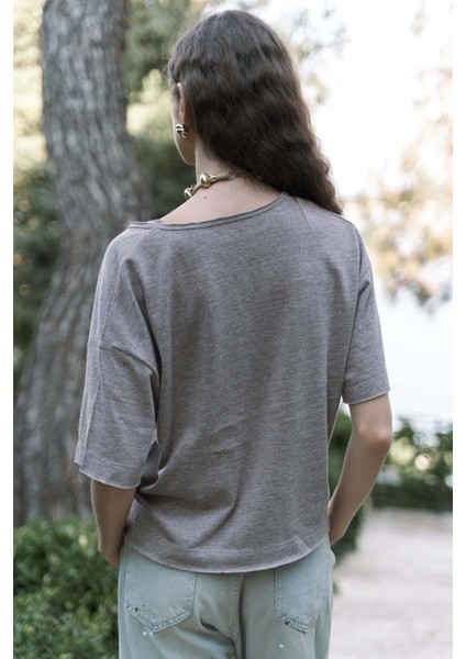 Ripley Yarım Kol Vizon T-Shirt fırsatları