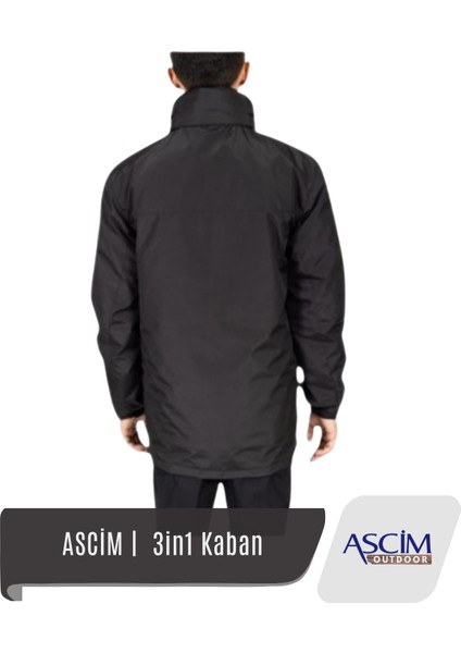 3-In-1 Kaban | Siyah - Haki fırsatları