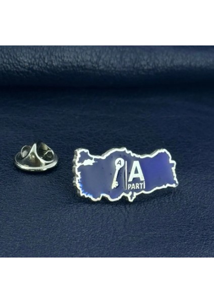 Anahtar Parti Türkiye Rozeti 925 Ayar Gümüş