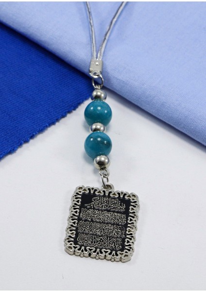 Turkuaz Doğal Taşlı Nazar Ayeti Araba Dikiz Ayna Süsü, Yeni Araba Hediyesi fiyatları