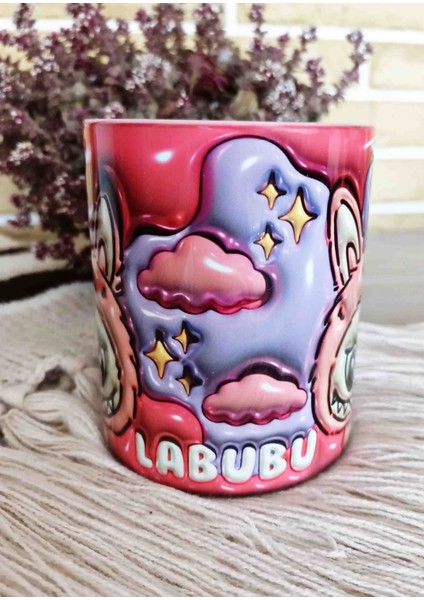 Labubu Md6 Baskı Porselen Kupa