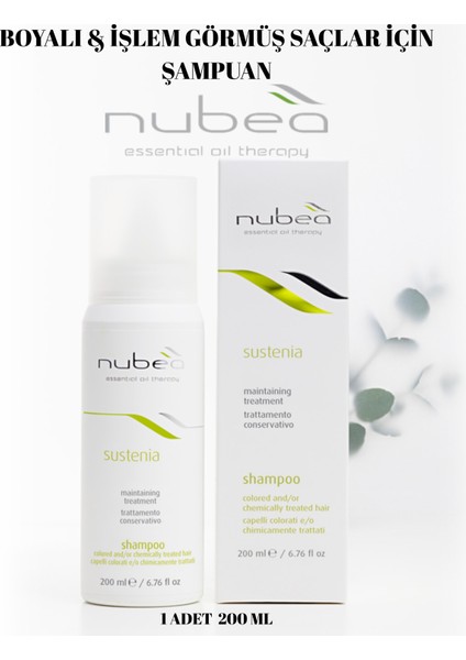 Sustenia Renkli ve / Veya Kimyasal İşlem Görmüş Saç Şampuanı 200 ml