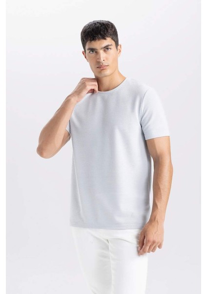 Erkek T-Shirt M6608AZ/GR91 Lt.grey