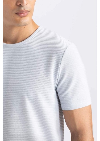 Erkek T-Shirt M6608AZ/GR91 Lt.grey fırsatları