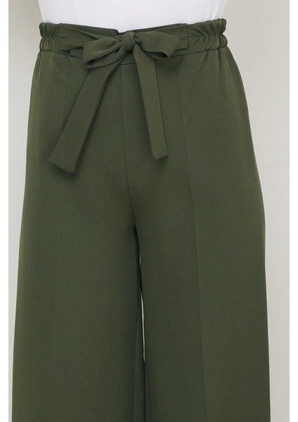 Bağlamalı Pantolon Haki HM2782 fırsatları