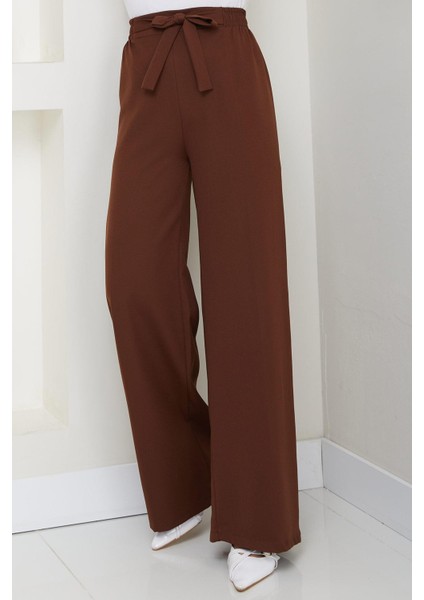 Bağlamalı Pantolon Kahverengi HM2782 fiyatları