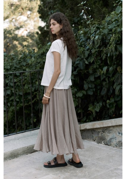 Suva Kısa Kol Ekru T-Shirt fırsatları