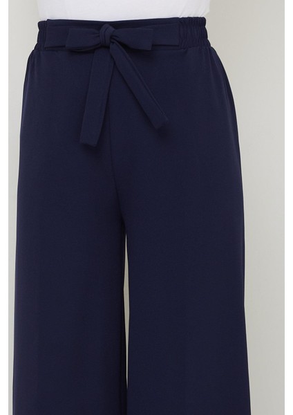 Bağlamalı Pantolon Lacivert HM2782 modelleri