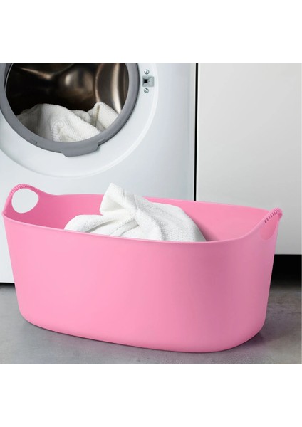 Torkıs Çamaşır Sepeti Pembe 35 Lt