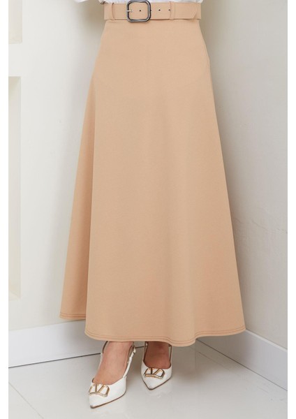 Kemerli Mevlana Etek Bej HM2370 modelleri