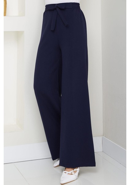 Bağlamalı Pantolon Lacivert HM2782 fırsatları