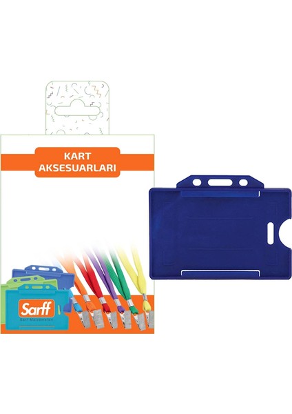 Lacivert Sert Kart Kabı Blister - 10ADET