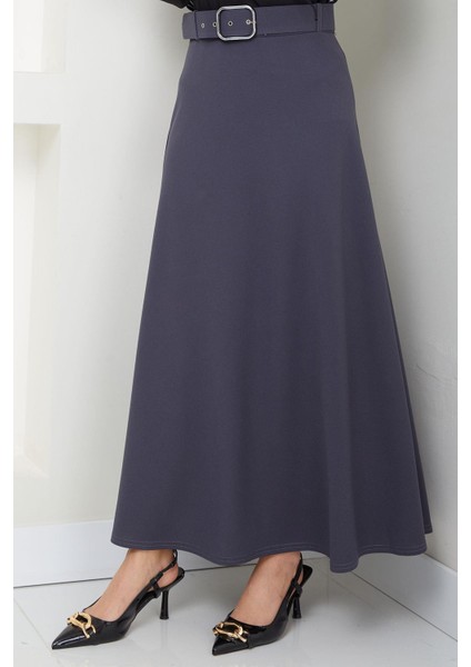 Kemerli Mevlana Etek Füme HM2370