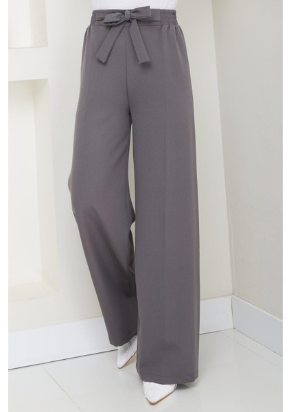 Bağlamalı Pantolon Füme HM2782 fiyatları