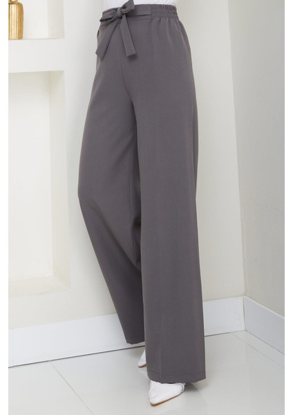 Bağlamalı Pantolon Füme HM2782 modelleri
