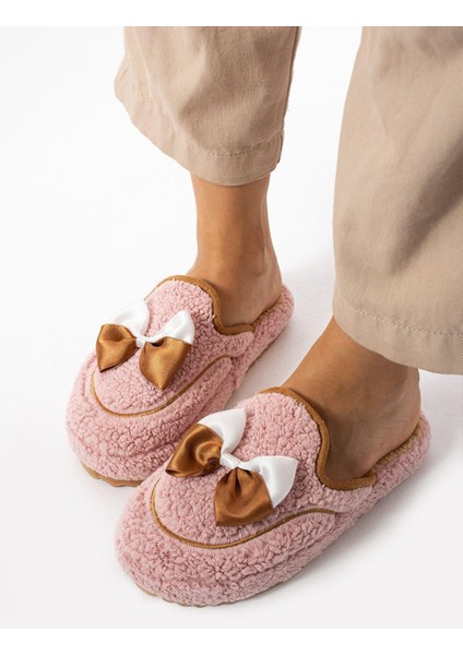 Pudra Papyon Kışlık Kadın Terlik indirimleri