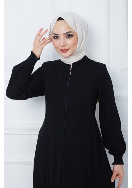 Parçalı Mevlana Ferace Siyah HM2362 fiyatları