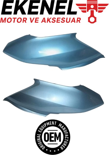 Honda Alpha 110 Sele Altı Kapak Mavi Takım | Oem Gövde Parçası (Etiketsiz)