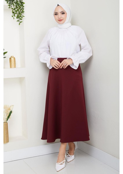 Mevlana Etek Bordo HM2716