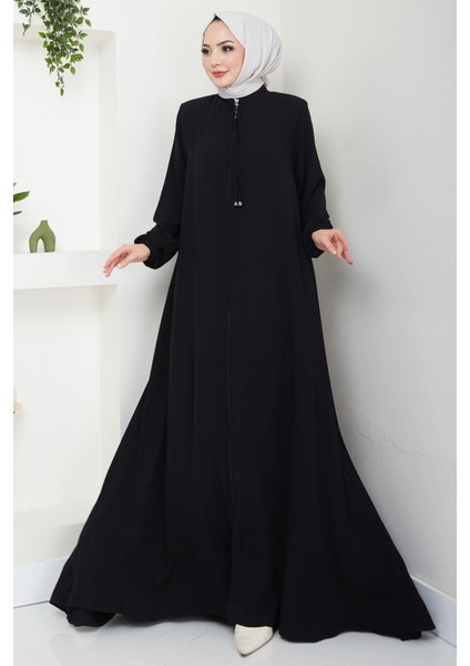 Bağcıklı Mevlana Ferace Siyah HM2644