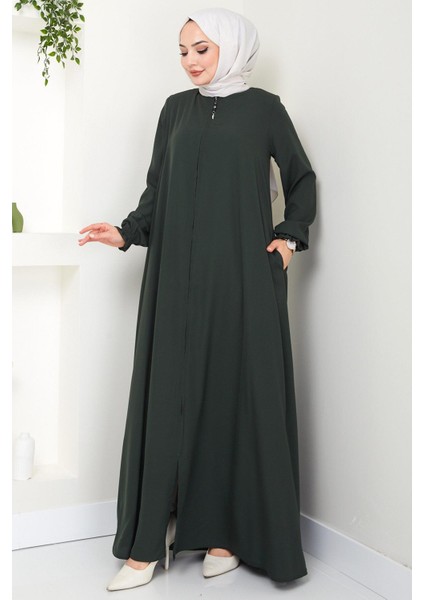 Büyük Beden Mevlana Ferace Haki HM02153 fiyatları