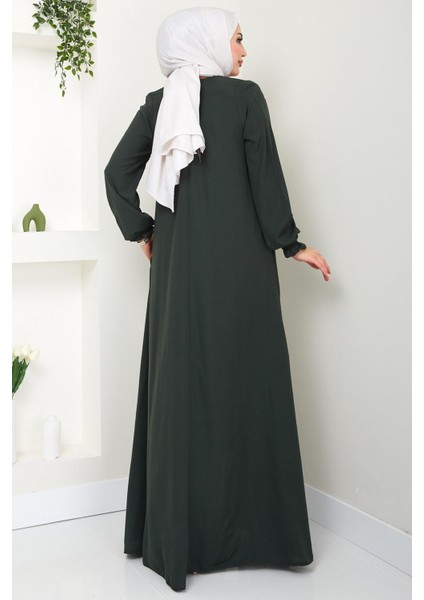 Büyük Beden Mevlana Ferace Haki HM02153 fırsatları