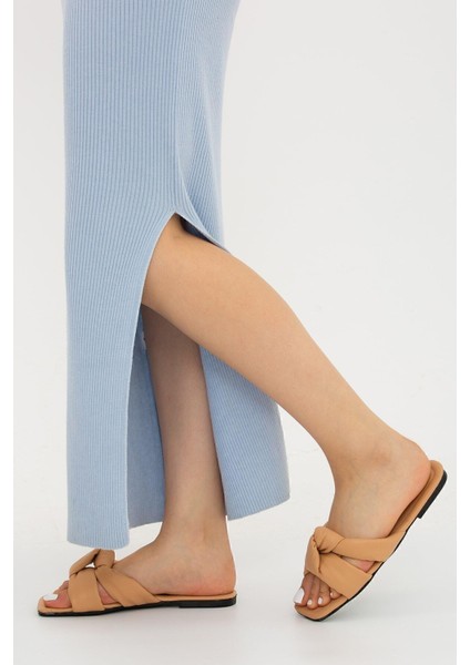 Vizon Bağlı Kadın Terlik Dış Mekan Ve Ev Terliği modelleri