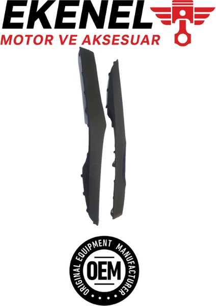 Honda Alpha 110 Marşpiyel Koyu Gri Takım | Oem Yedek Parça