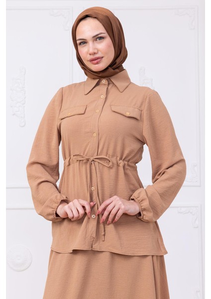 Beli Bağlamalı Etekli Ayrobin Takım Camel HM2734 fiyatları
