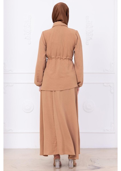 Beli Bağlamalı Etekli Ayrobin Takım Camel HM2734 fırsatları