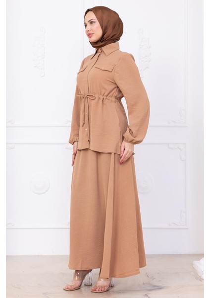 Beli Bağlamalı Etekli Ayrobin Takım Camel HM2734 indirimleri