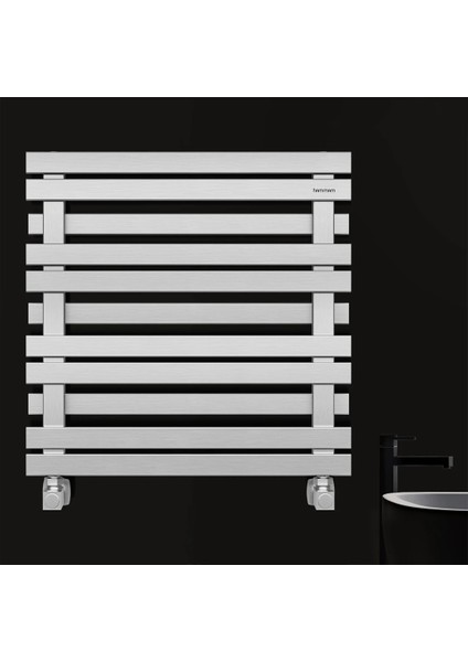 600X600 Laris Fırça Mat Inox Havlupan