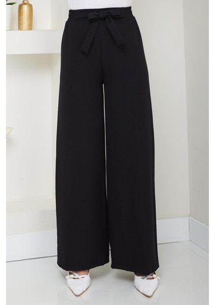 Bağlamalı Pantolon Siyah HM2782