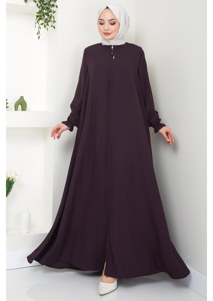Büyük Beden Mevlana Ferace Mürdüm HM02153