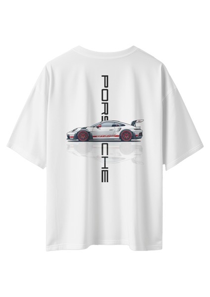 Unisex Porsche Gt3 Rs Baskılı Tshirt modelleri