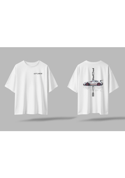 Unisex Porsche Gt3 Rs Baskılı Tshirt fırsatları