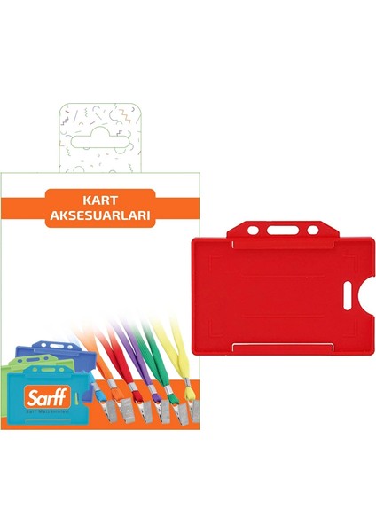 Kırmızı Sert Kart Kabı Blister - 10ADET