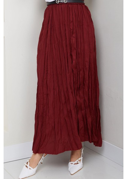 Kraşlı Etek Bordo HM2706 fiyatları