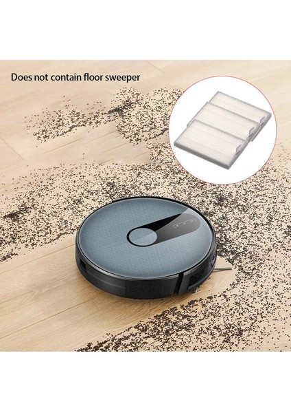 Paket Aksesuar Kiti Aksesuarları Proscenic 800T 820S Robot Elektrikli Süpürge Yedek Parçaları 3'lü Hepa Filtre Paketi (Yurt Dışından) fırsatları