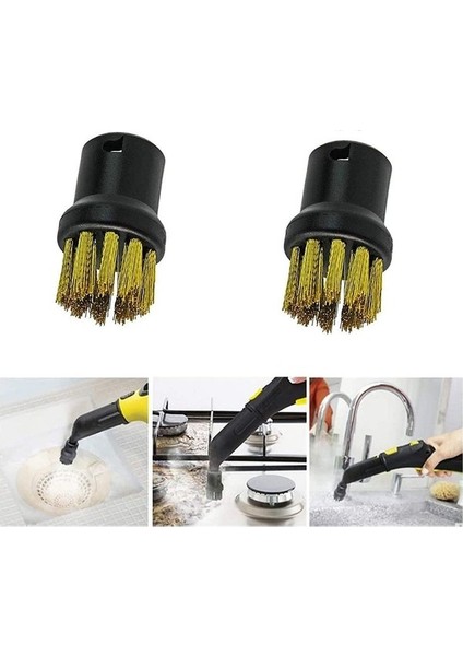 Karcher Buharlı Temizleyiciler Için Pirinç Tel Fırça Alet Nozulları Sc1 Sc2 CTK10 Sc3 Sc4 Sc5 Sc7 Yedek Aksesuarlar (Yurt Dışından) modelleri