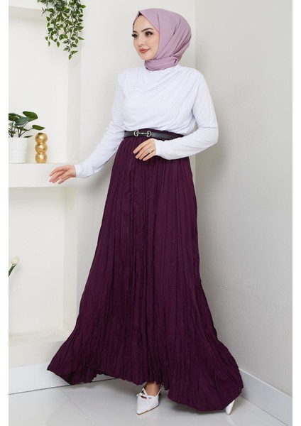 Kraşlı Etek Mor HM2706 fiyatları
