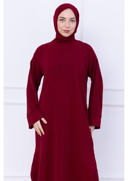 Uzun Tunikli Ayrobin Takım Bordo HM2770 fiyatları