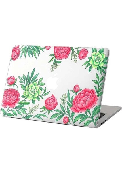 Apple Macbook Air 13 M1 Çip 2020 Kılıf A2337 - A1932 - A2179 Uyumlu Desenli Sert Kılıf - Isı Dağılımlı, Alt Kapak