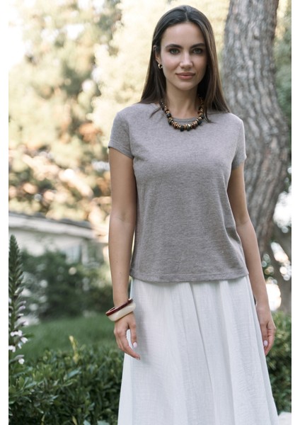 Suva Kısa Kol Vizon T-Shirt fiyatları