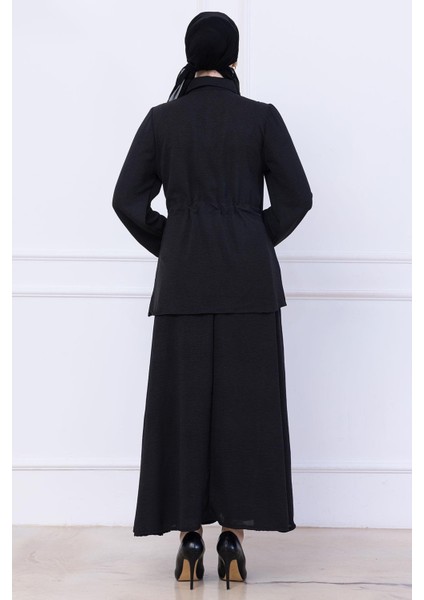 Beli Bağlamalı Etekli Ayrobin Takım Siyah HM2734 indirimleri