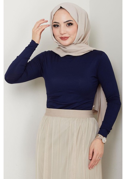 Balıkçı Yaka Body Lacivert HM2135