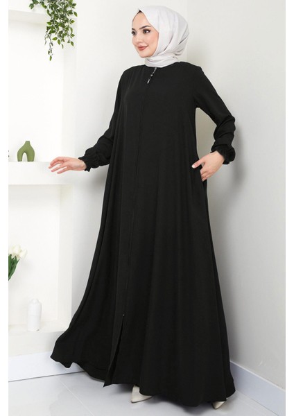 Büyük Beden Mevlana Ferace Siyah HM02153 fiyatları