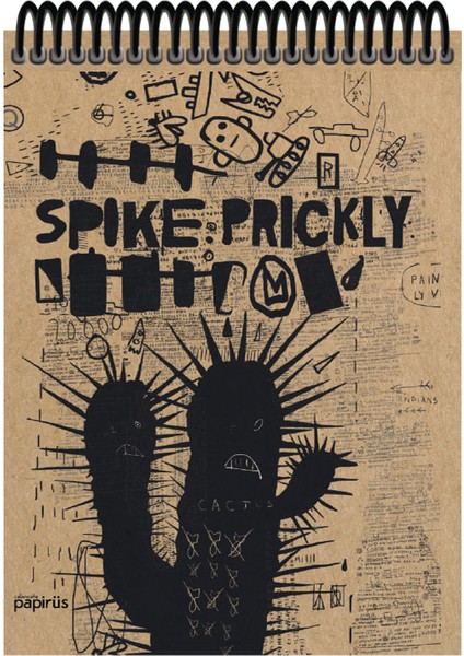 Kraft Sert Kapak Bloknot 100YP 17X24CM Kareli modelleri